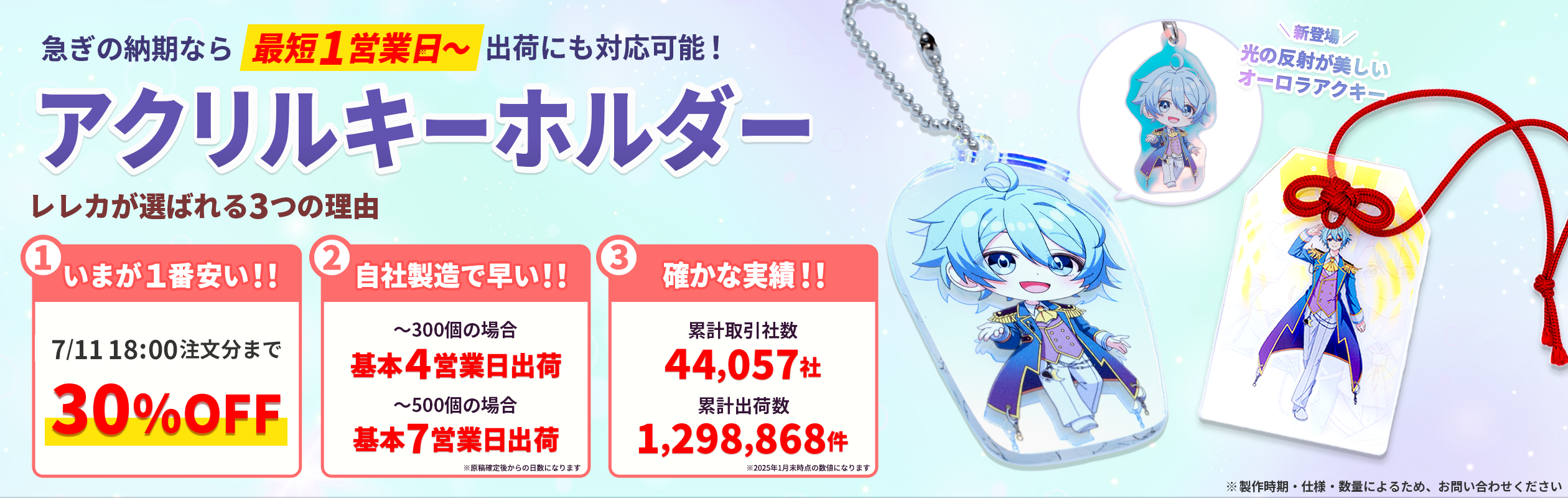 アクリルキーホルダー